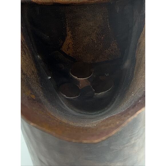 Vintage Copper Farmhouse Water Jug Pitcher With Wrought Iron Handle Turkey - Picture 7 of 10